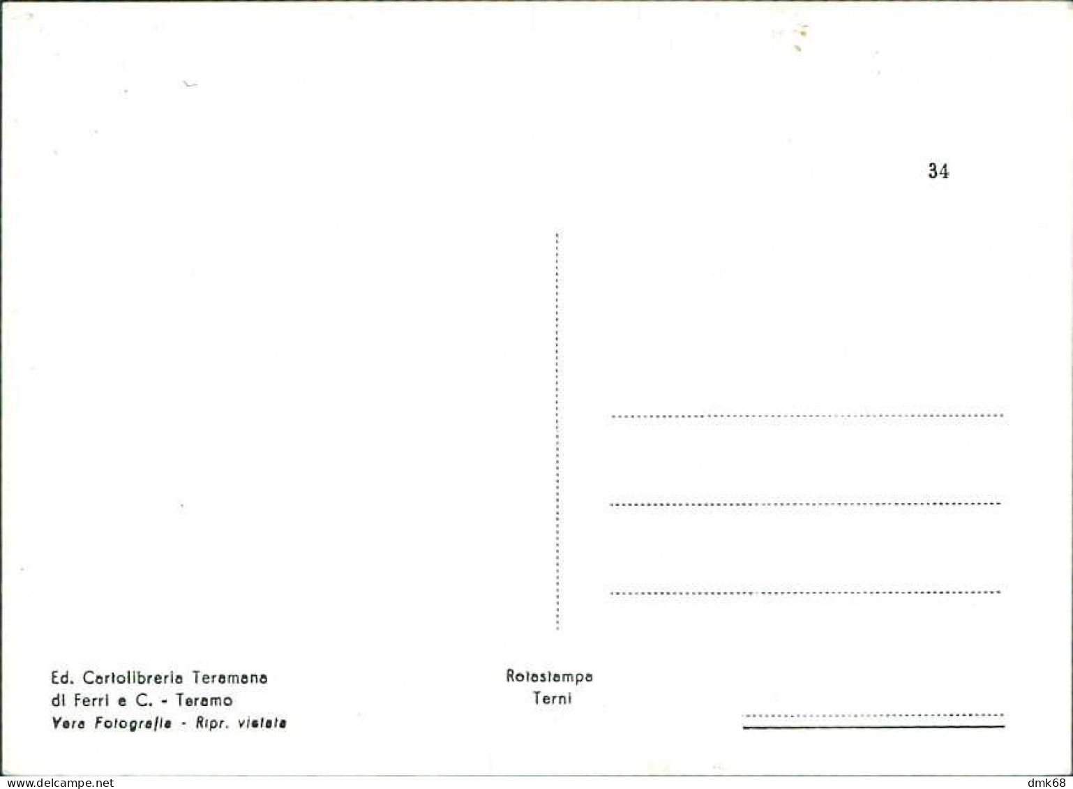TERAMO - CASTELLO DELLA MONICA - EDIZIONE FERRI - 1960s (20727) - Teramo