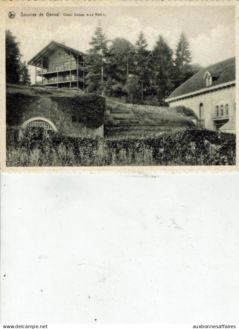 BRABANT WALLON GENVAL SOURCES CHALET SUISSE LE RÜTLI/274 - Autres & Non Classés