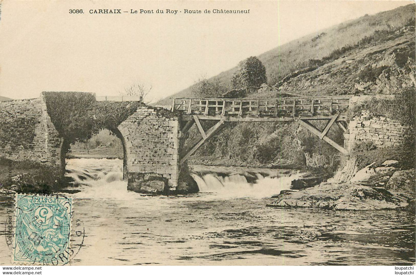 CARHAIX Le Pont Du Roy Route De Chateauneuf - Carhaix-Plouguer