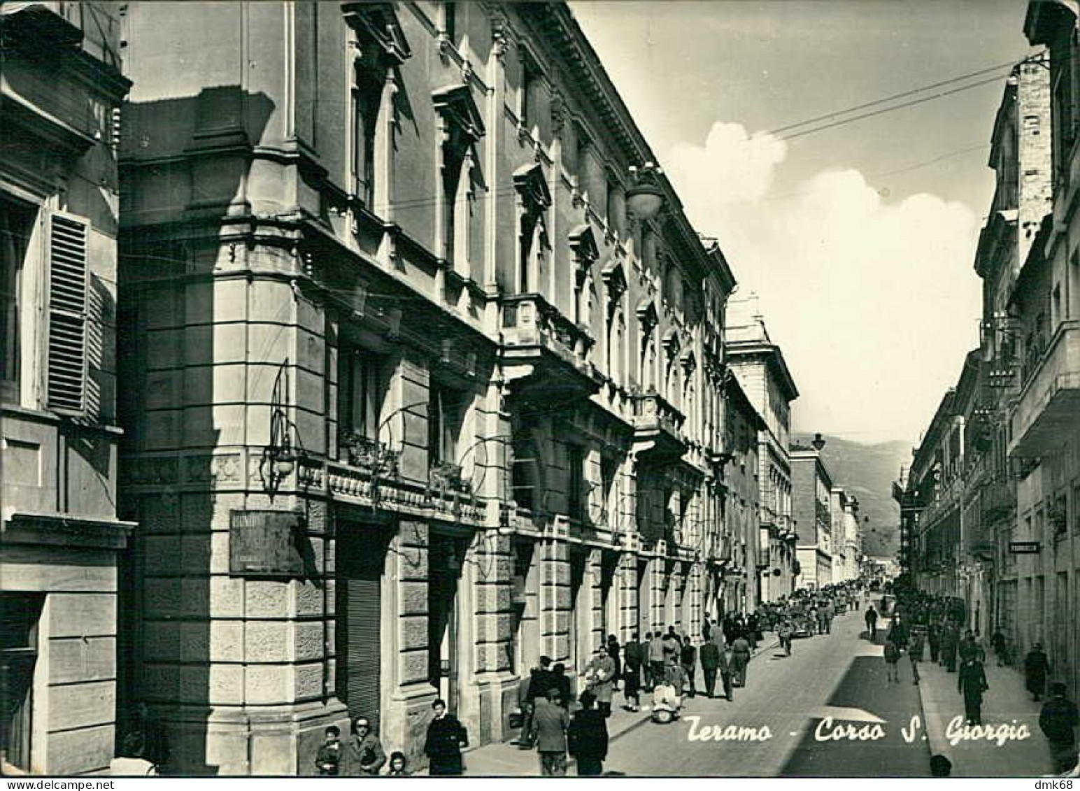 TERAMO - CORSO SAN GIORGIO - EDIZIONE BESSO - SPEDITA 1956 (20729) - Teramo