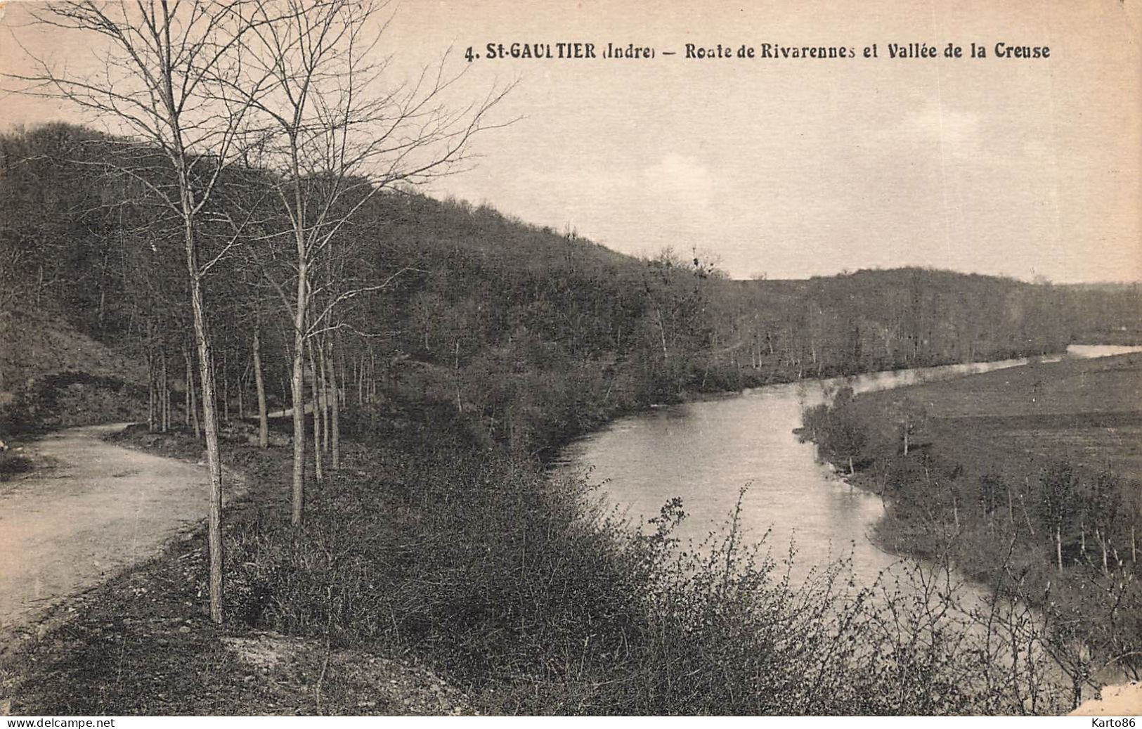 St Gaultier * Route De Rivarennes Et Vallée De La Creuse - Sonstige & Ohne Zuordnung