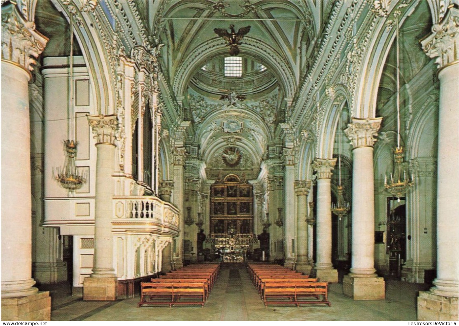 ITALIE - Modica - Chiesa Madre S. Giorgio - Interno - Colorisé - Carte Postale - Modica