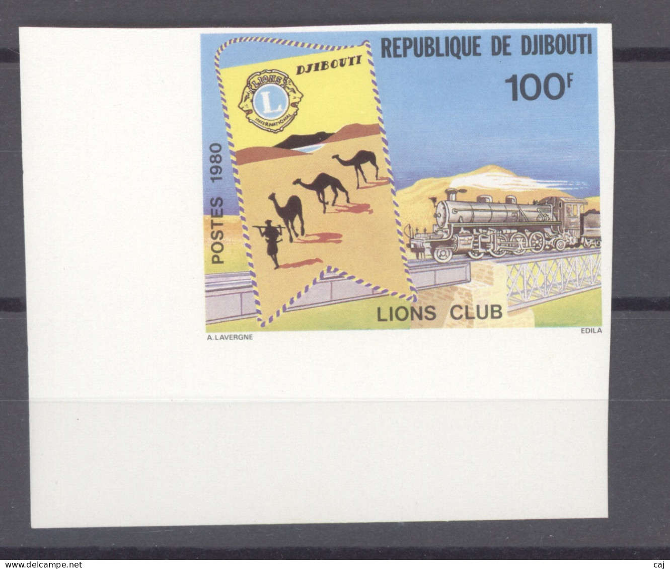 Djibouti  -  Non Dentelés  :  Yv 516  **  Lions Club - Djibouti (1977-...)