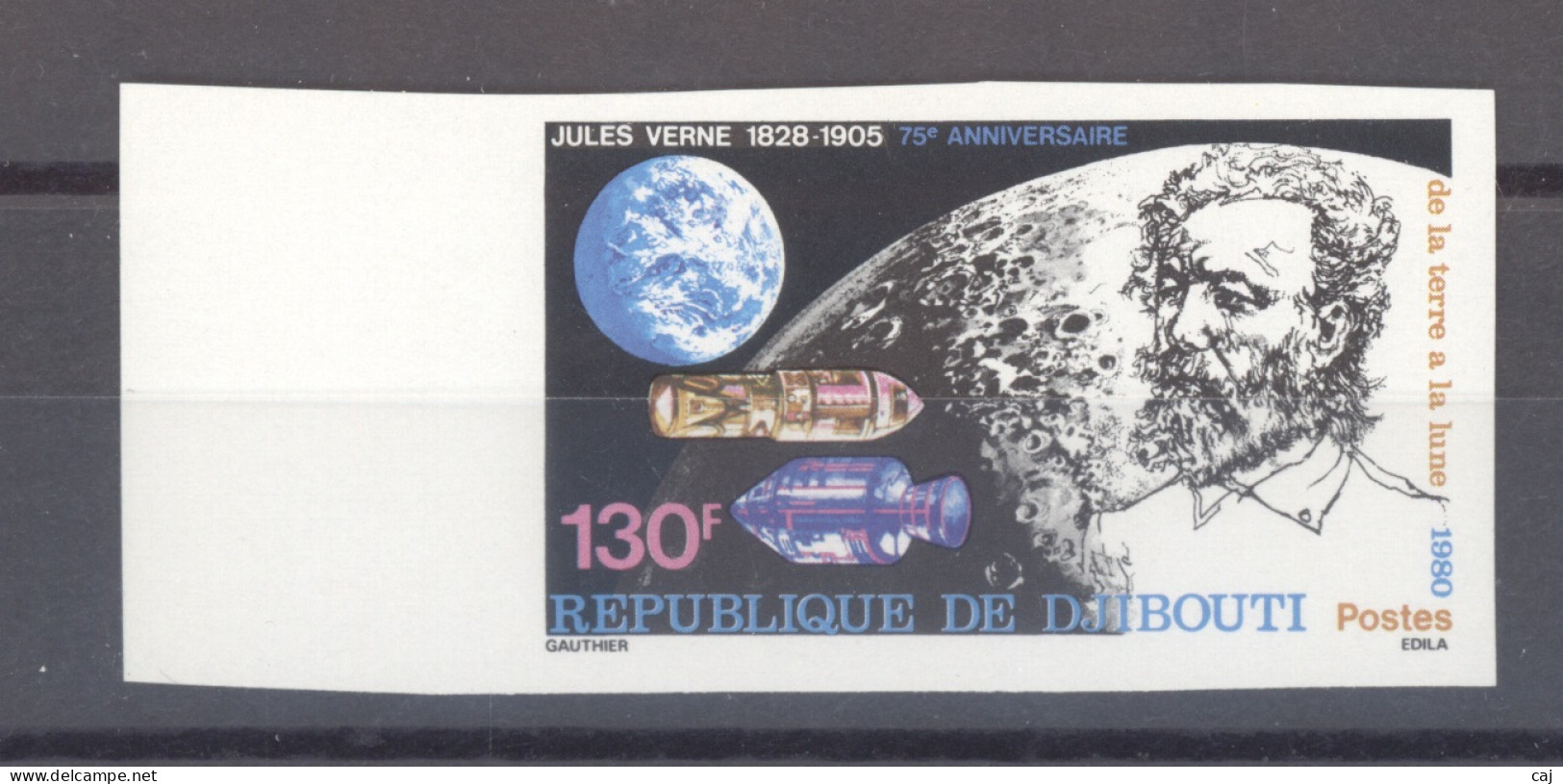 Djibouti  -  Non Dentelés  :  Yv 524  **  Jules Verne - Dschibuti (1977-...)