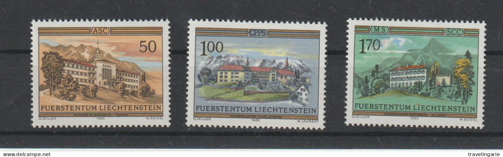 Liechtenstein 1985 Monasteries And Religious Orders MNH ** - Klöster