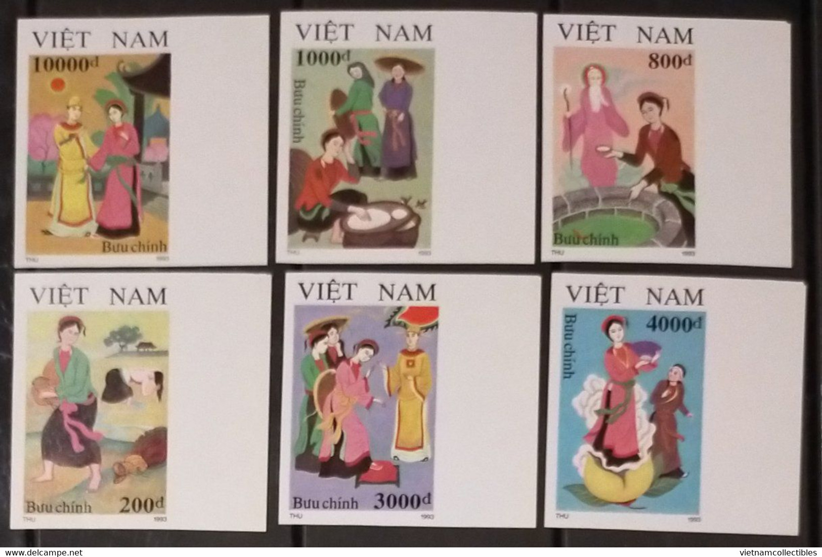 Vietnam Viet Nam MNH Imperf Stamps 1993 : Tam Cam - Vietnamese Legend / Costume (Ms658) - Vietnam