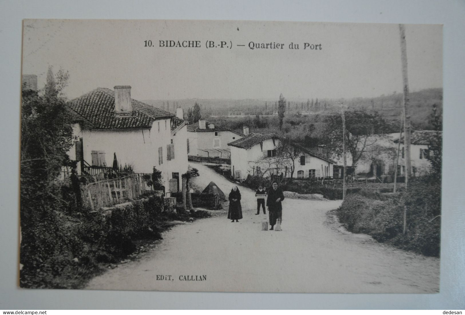 Cpa BIDACHE Quartier Du Port - BL64 - Bidache