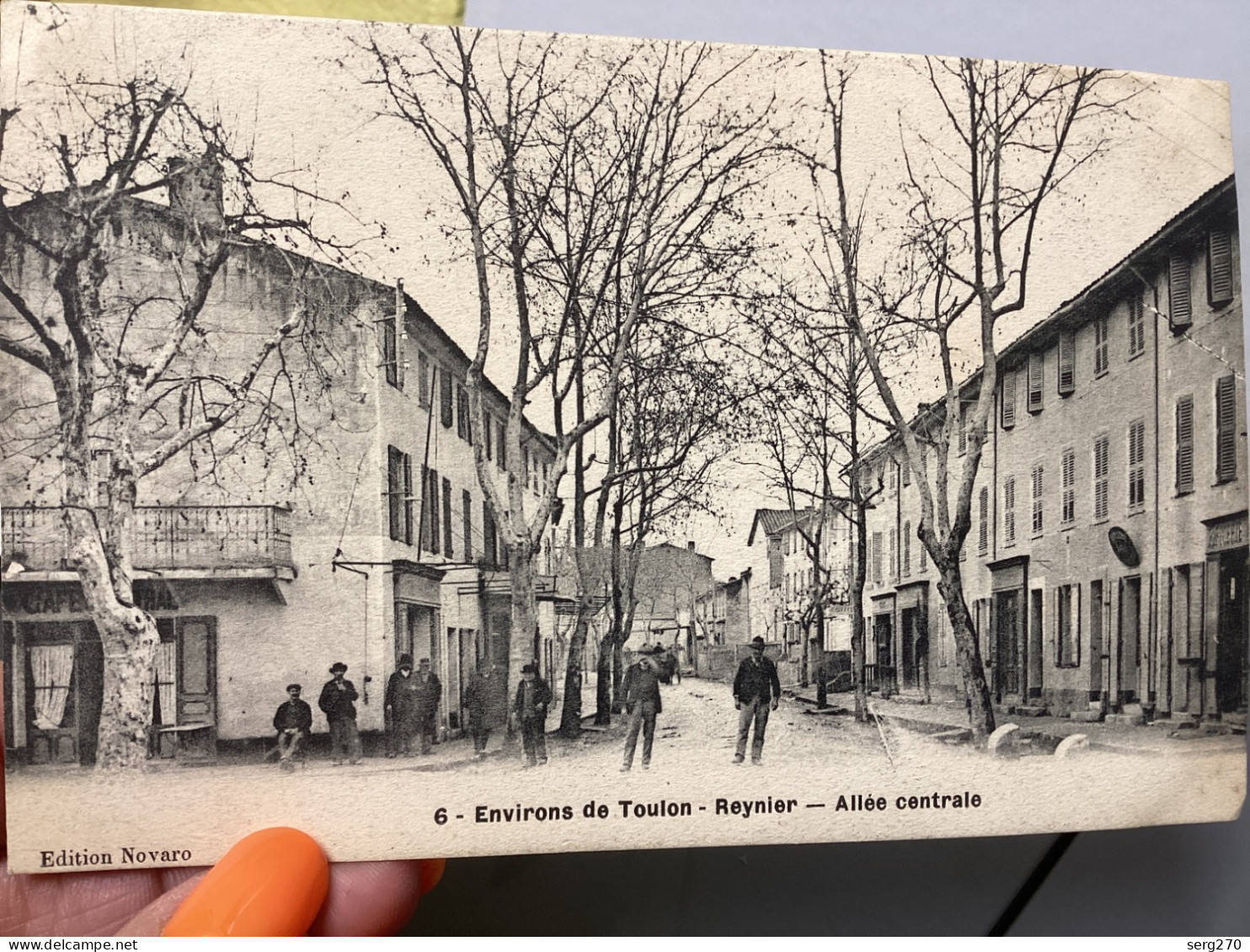 REYNIER-environs De TOULON  ALLÉE CENTRALE TRES BELLE CARTE TRES ANIMEE!!!! - Toulon