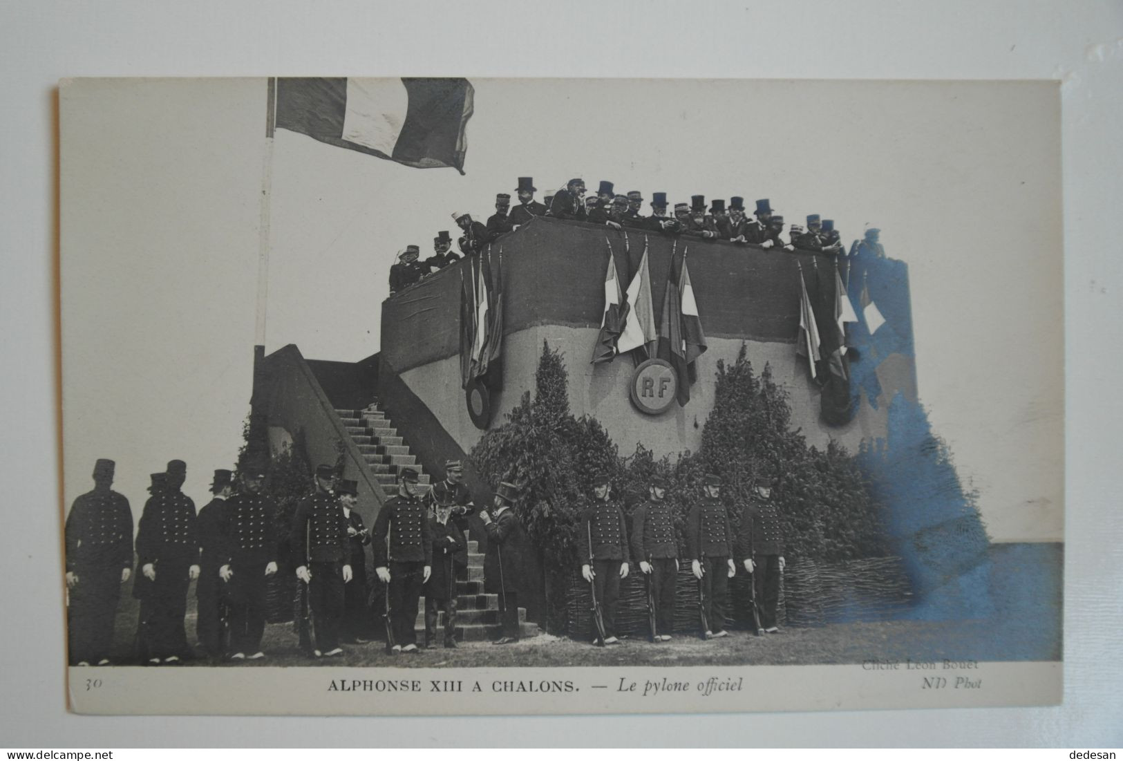 Cpa Alphonse XIII à Chalons Le Pylône Officiel - BL64 - Châlons-sur-Marne