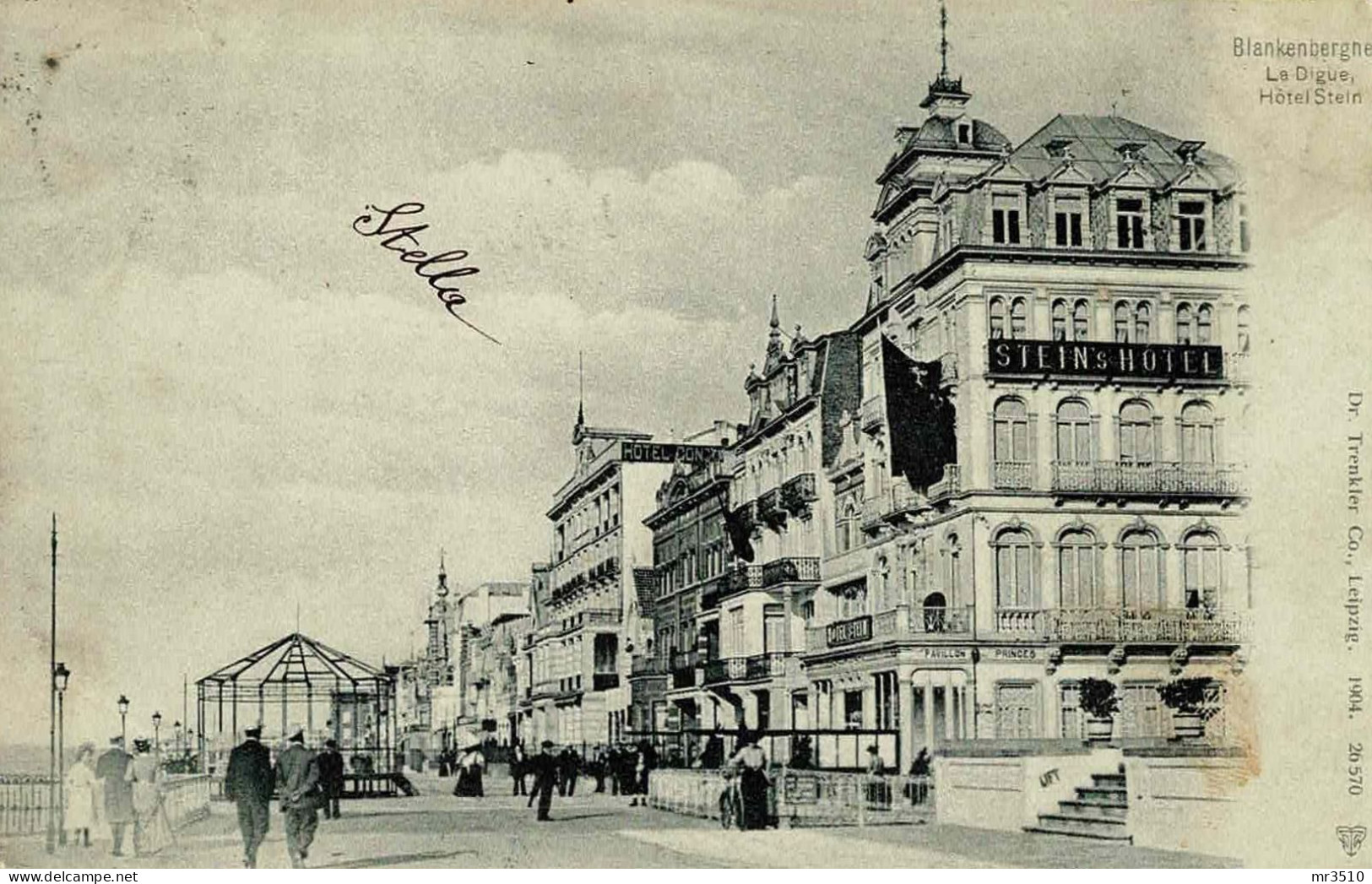 Blankenberghe - La Digue - Hôtel Stein - 1908 - Blankenberge