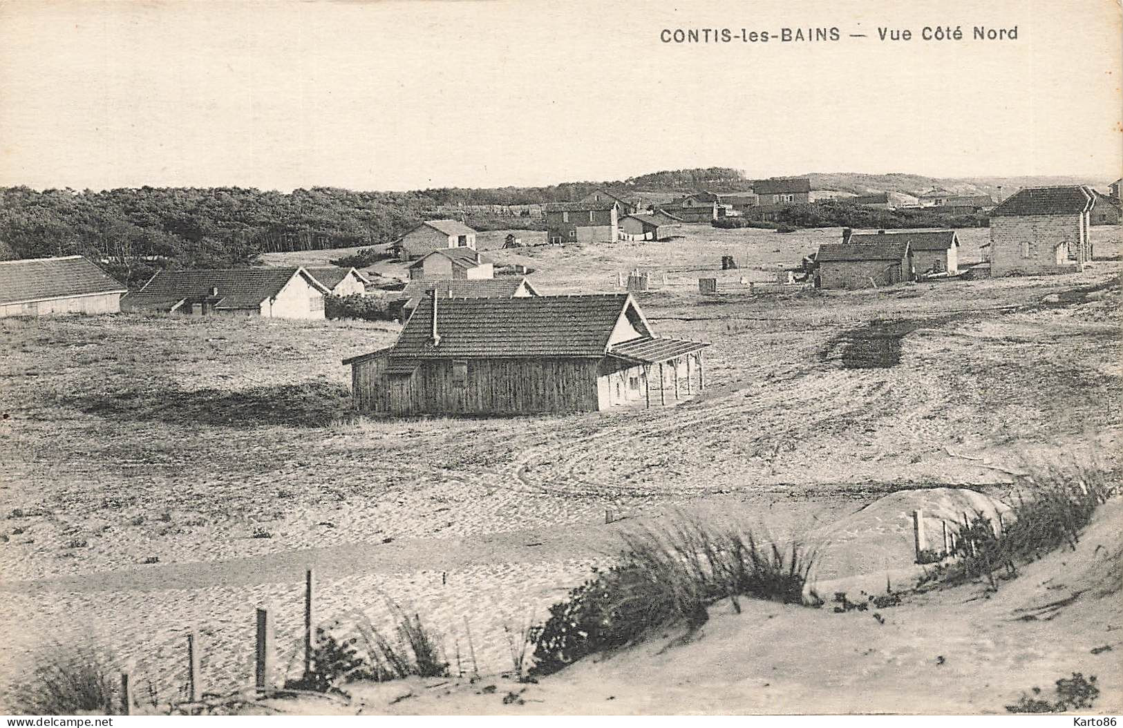 Contis Les Bains * La Commune , Vue Côté Nord - Sonstige & Ohne Zuordnung