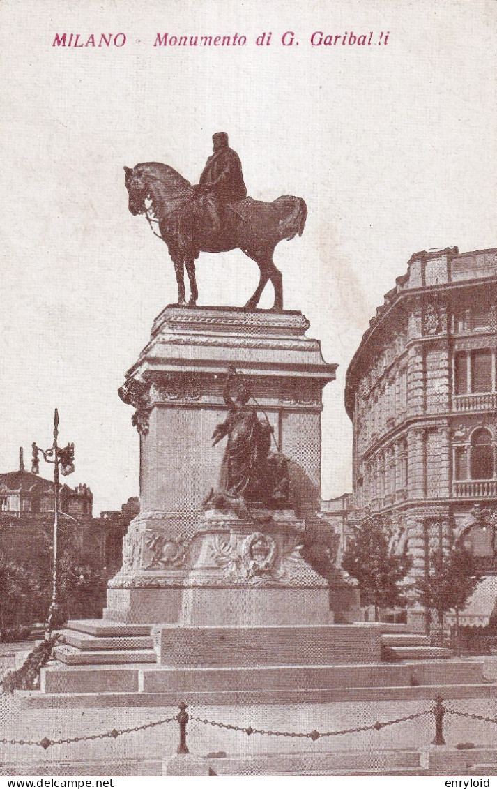 Milano Monumento A Garibaldi - Milano (Milan)