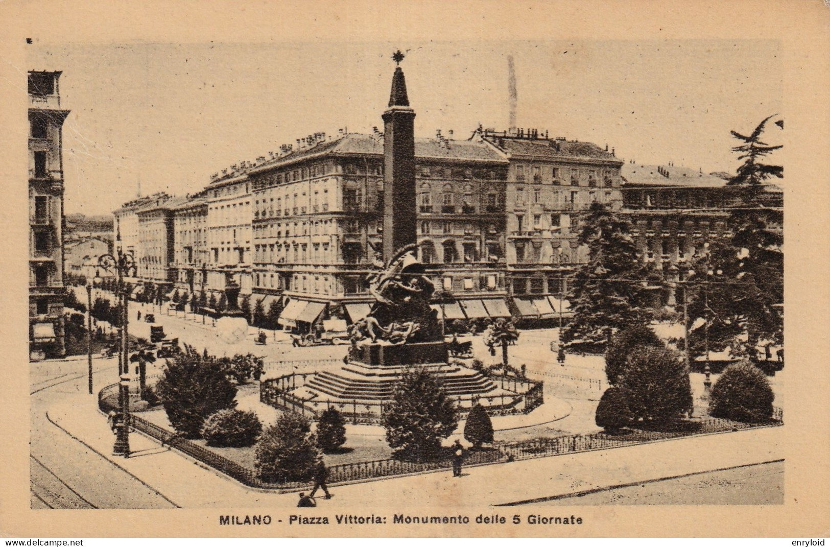 Milano Piazza Vittoria Monumento Delle Cinque Giornate - Milano (Mailand)