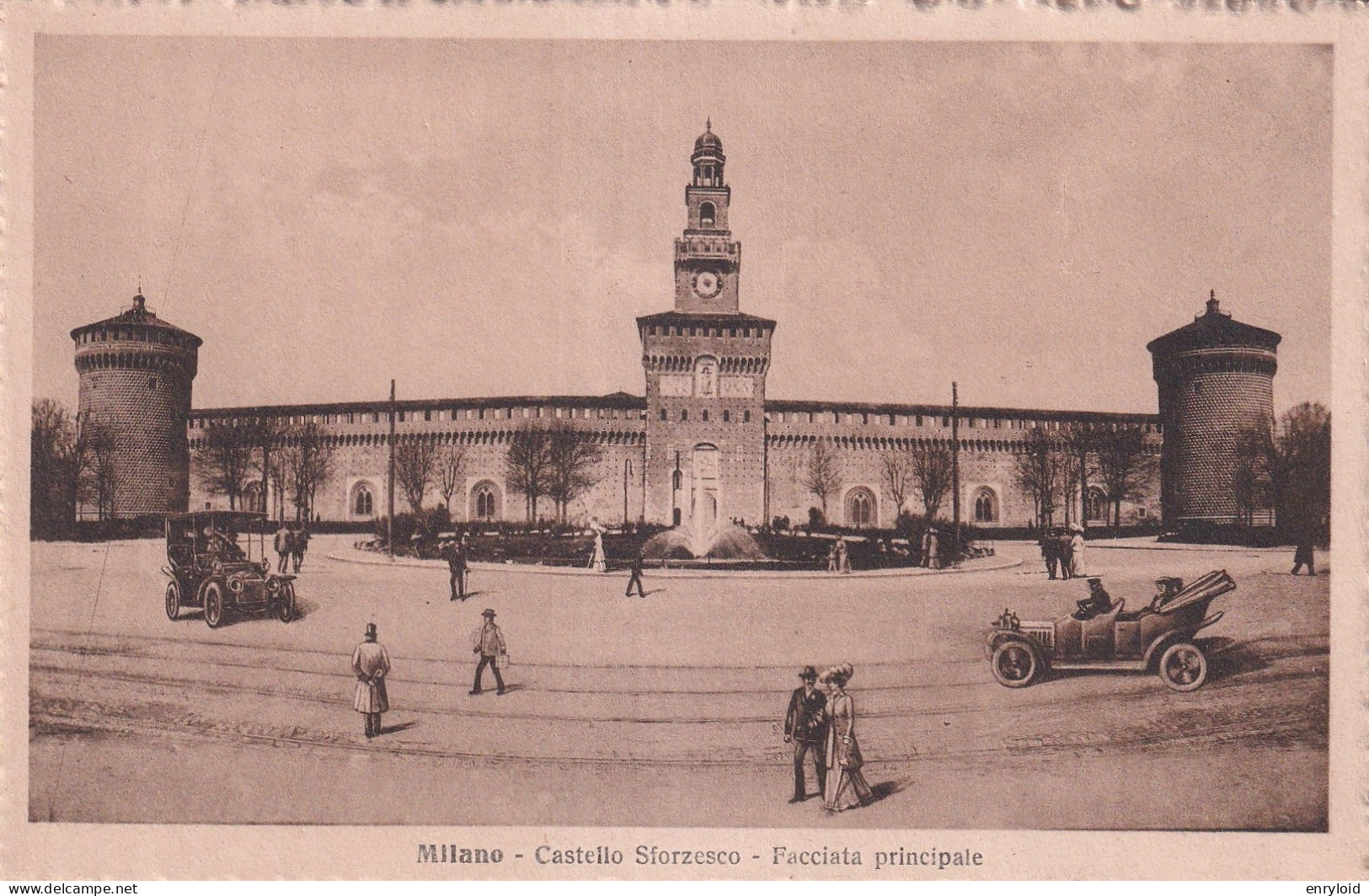 Milano Castello Sforzesco Facciata Principale - Milano (Milan)