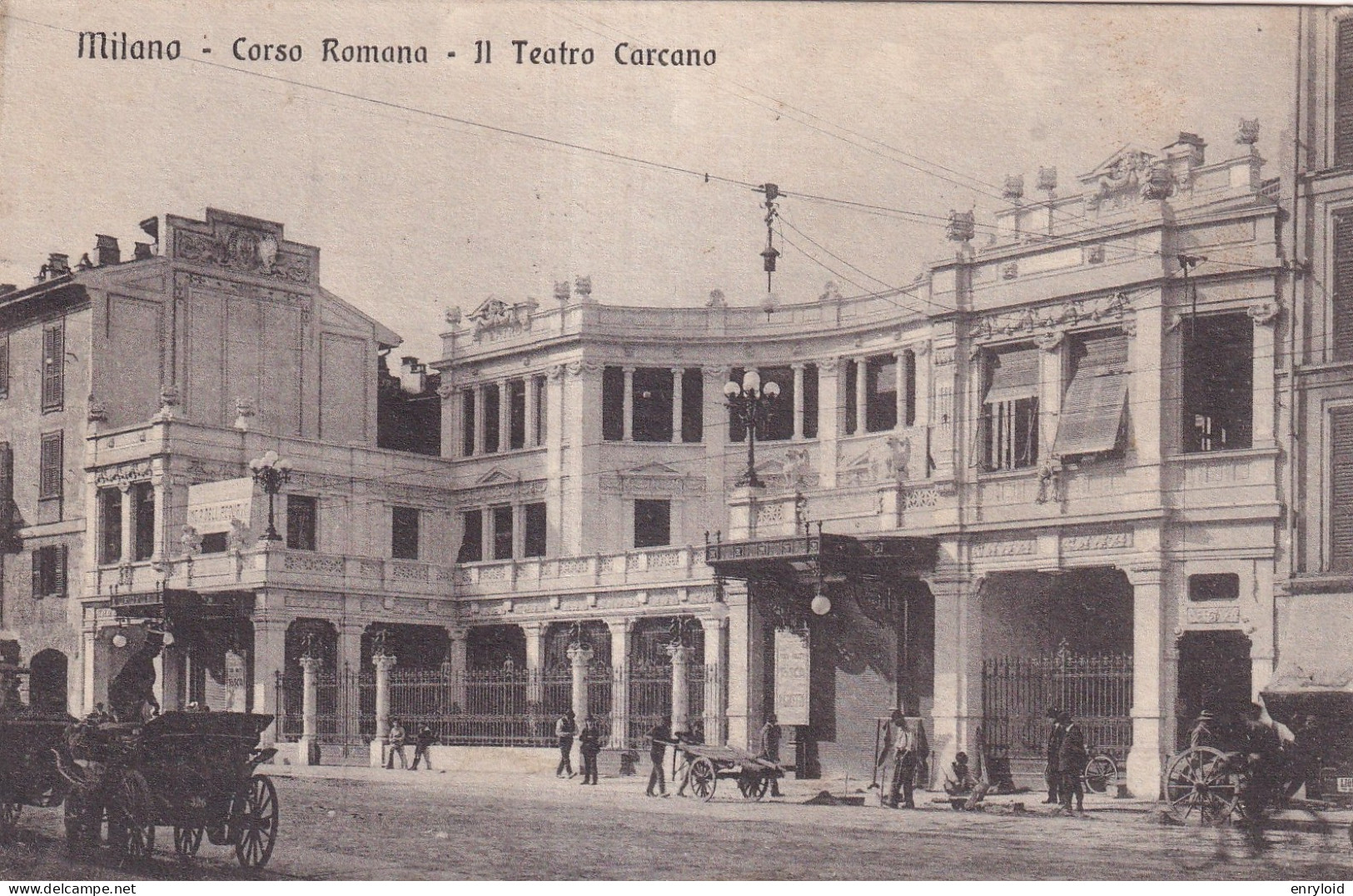 Milano Corso Romana E Il Teatro Carcano - Milano (Milan)