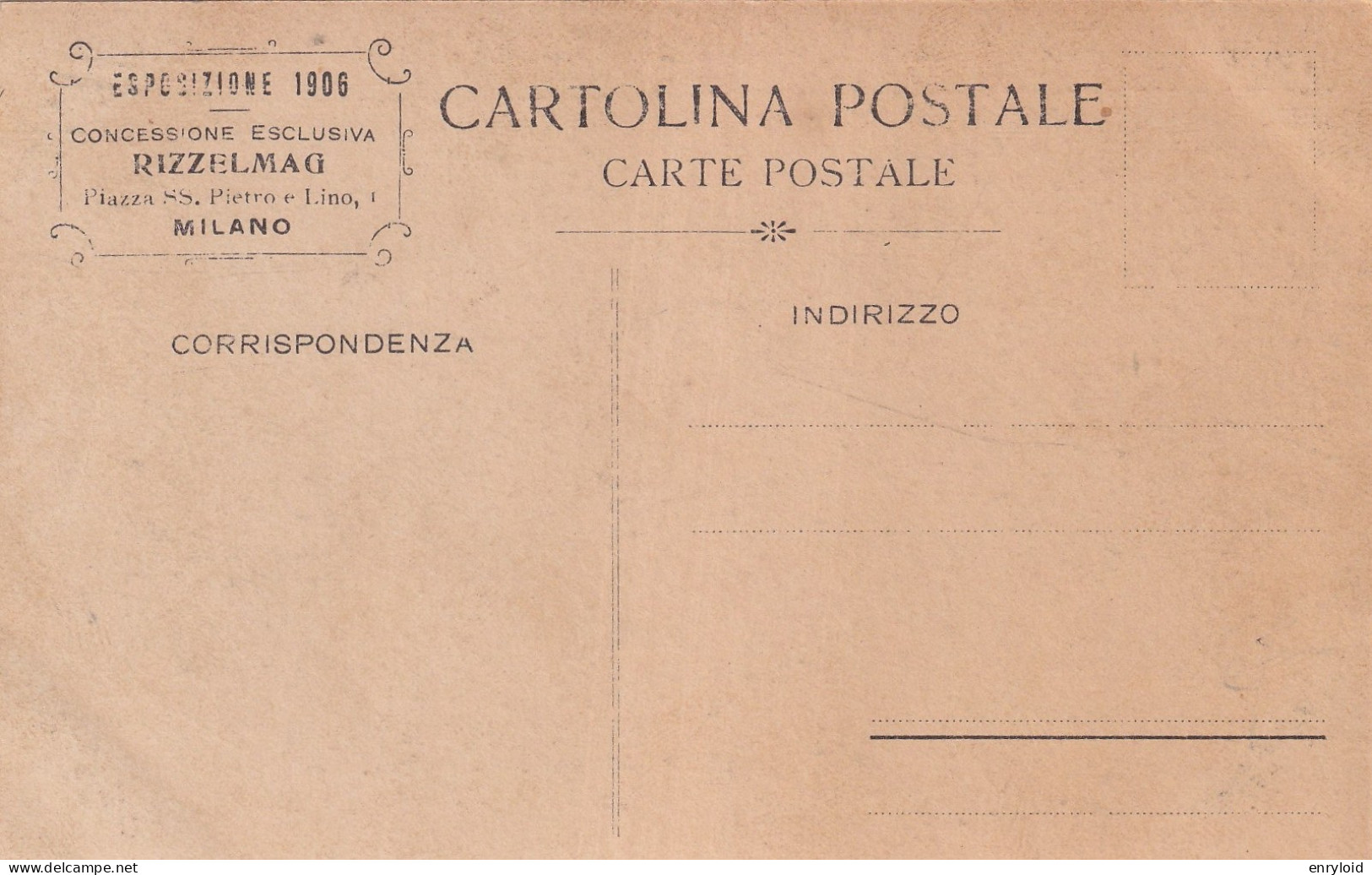 Il Cairo A Milano Esposizione 1906 - Milano (Milan)