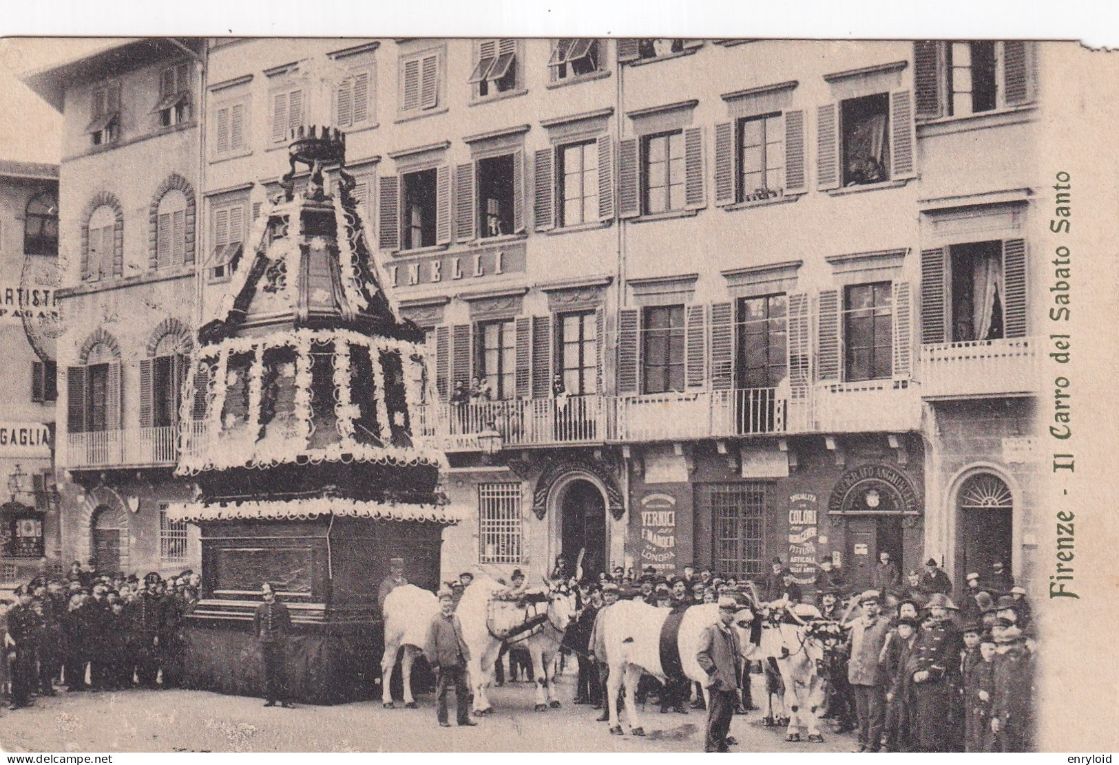 Firenze Il Carro Del Sabato Santo  - Firenze (Florence)