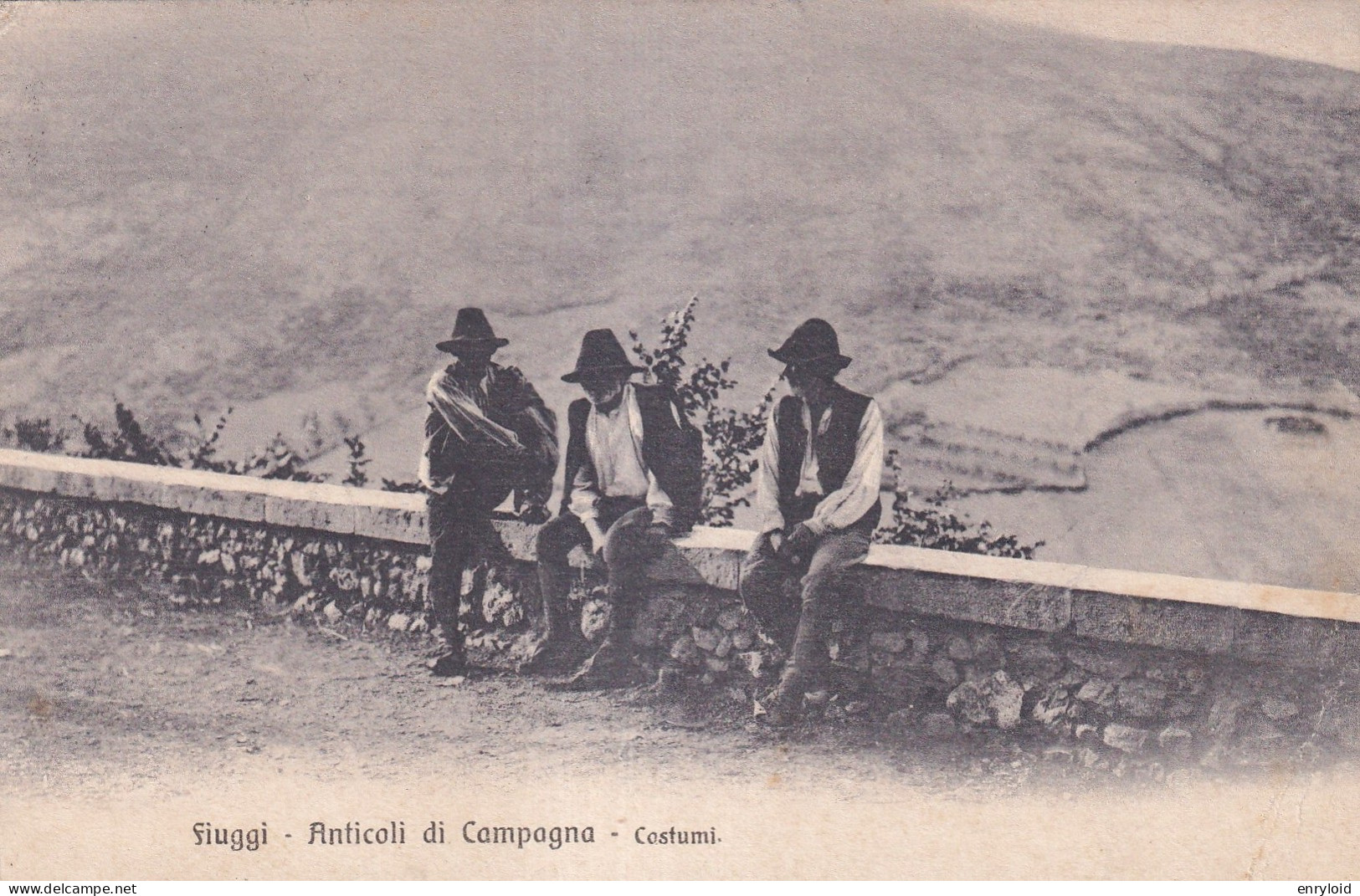 Fiuggi Anticoli Di Campagna Costumi - Andere & Zonder Classificatie