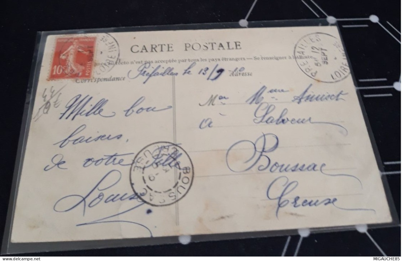 Cartes   Postale N 1268 PREFAILLES Vue Générale De La Plage Et De La Cote De St Gildas - Préfailles