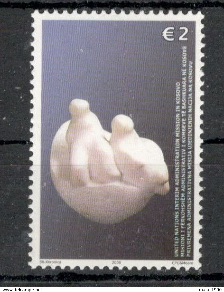 KOSOVO - MNH STAMP - SCULPTURE - ART - 2006. - Kosovo