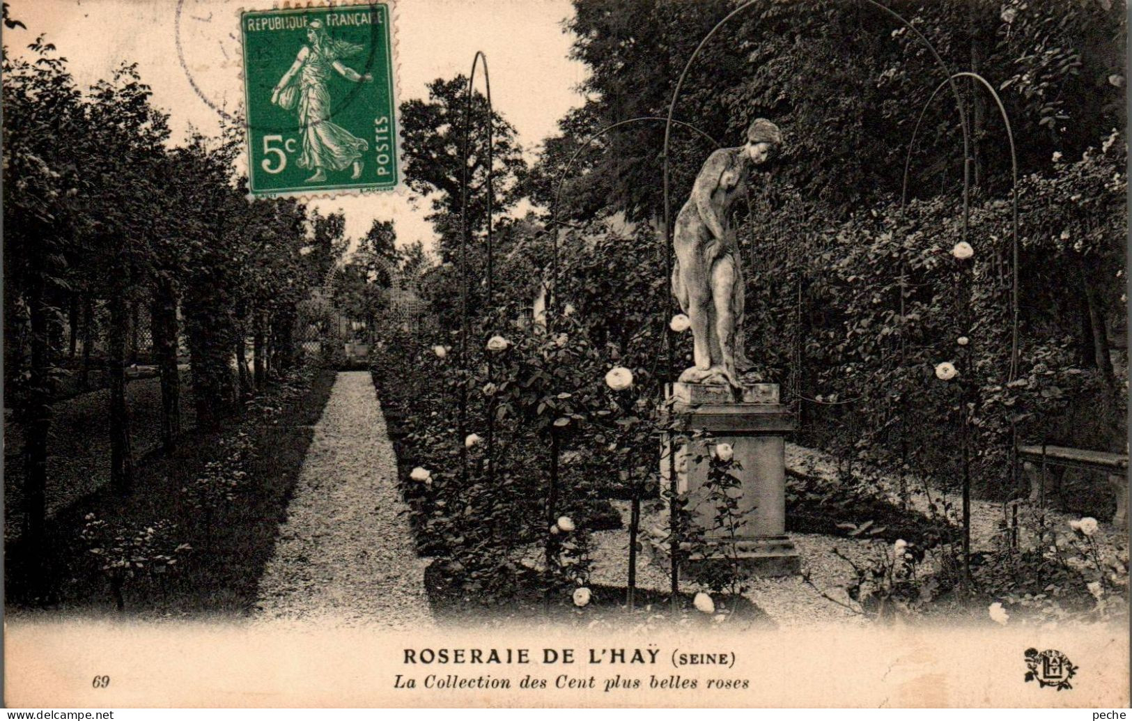 N°2805 W -cpa Roseraie De L'Hay - L'Hay Les Roses
