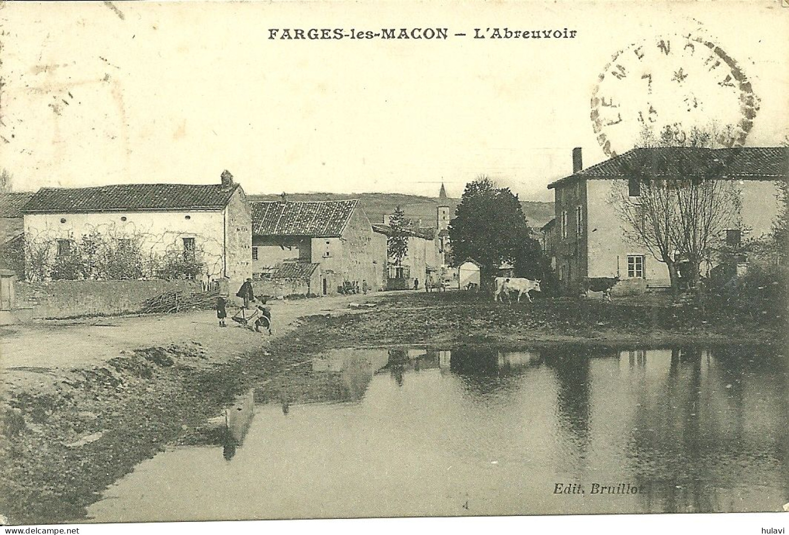 71  FARGES LES MACON - L' ABREUVOIR (ref 7937) - Autres & Non Classés