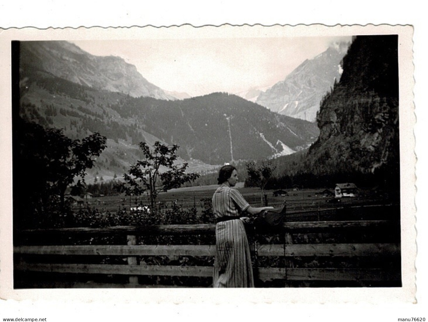 Ref 3 - Photo : Vue à Kandersteg Ou Environs - Suisse  . - Europe