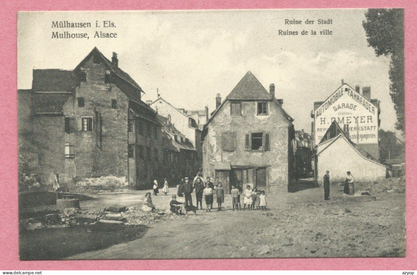 68 - MÜLHAUSEN - MULHOUSE - Ruines De La Ville - Mulhouse