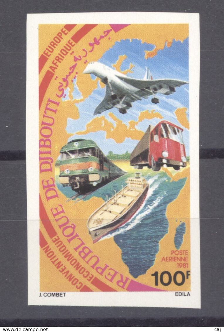 Djibouti  -  Non Dentelés  -  Avion  :  Yv 149  **  Europe-Afrique,  Le Concorde - Djibouti (1977-...)