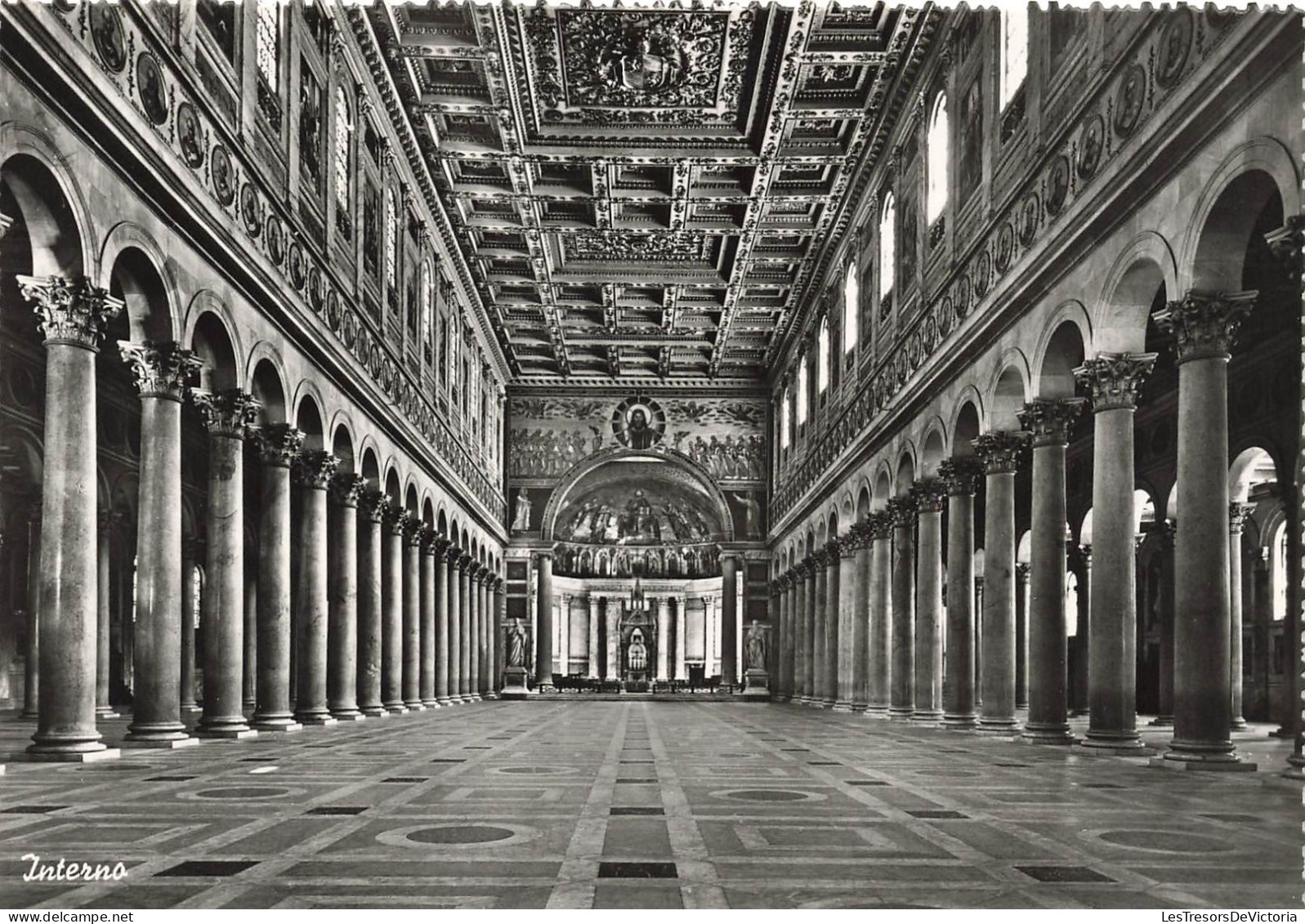 ITALIE - Interno - Basilica Di San Paolo - Vue De L'intérieure - Carte Postale Ancienne - Eglises