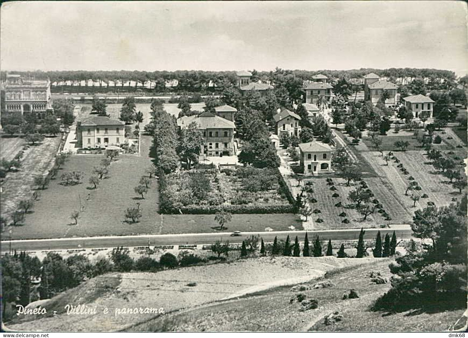 PINETO ( TERAMO ) VILLINI E PANORAMA - EDIZIONE GRUE - SPEDITA - 1960s (20738) - Teramo