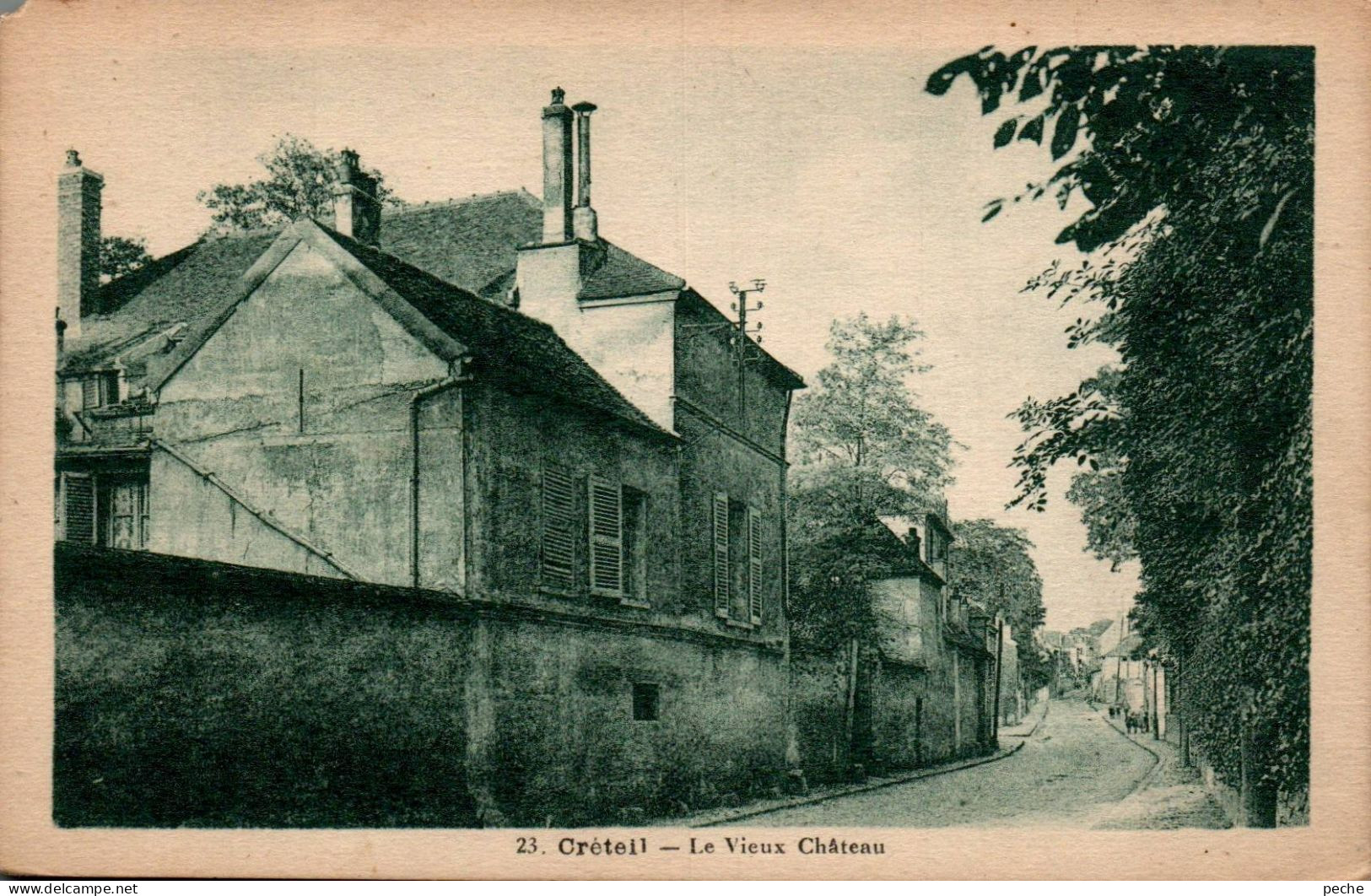 N°2814 W -cpa Créteil -le Vieux Château- - Creteil