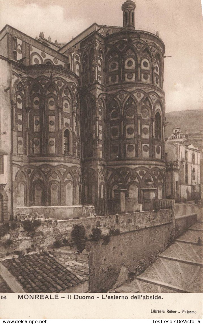 ITALIE - Monreale - Ll Duomo - L'esterno Dell'abside - Carte Postale - Other & Unclassified