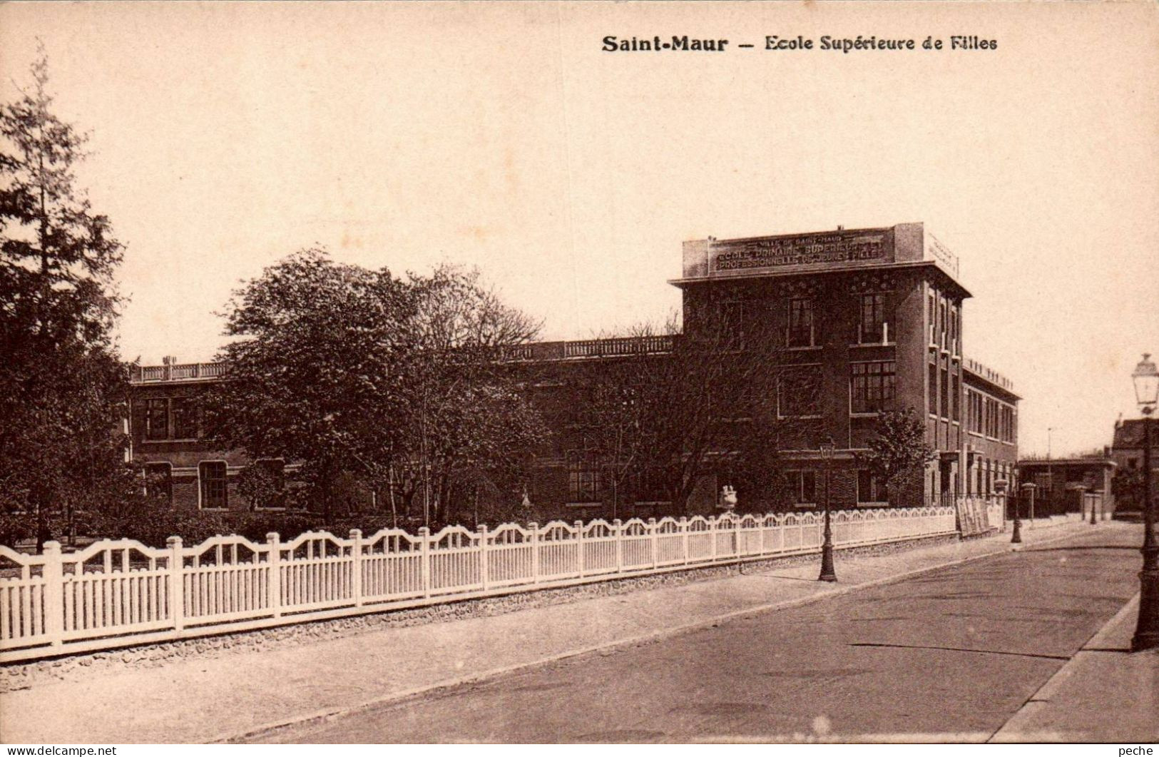 N°2817 W -cpa Saint Maur -école Supérieure De Filles- - Saint Maur Des Fosses