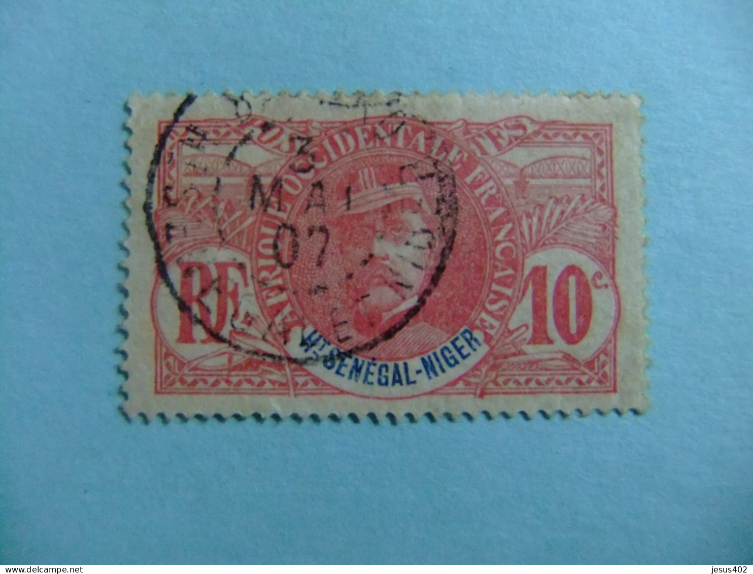 56 HAUT SENEGAL ET NIGER 1906 / GENERAL FAIDHERBE / YVERT 5 FU - Oblitérés