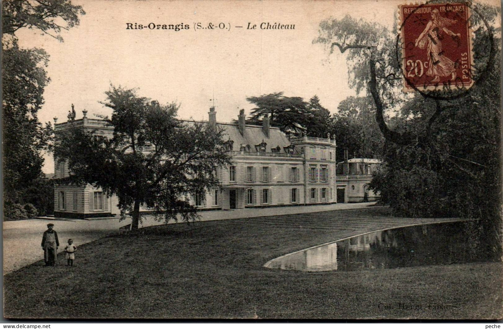 N°2820 W -cpa Ris Orangis -le Château- - Autres & Non Classés