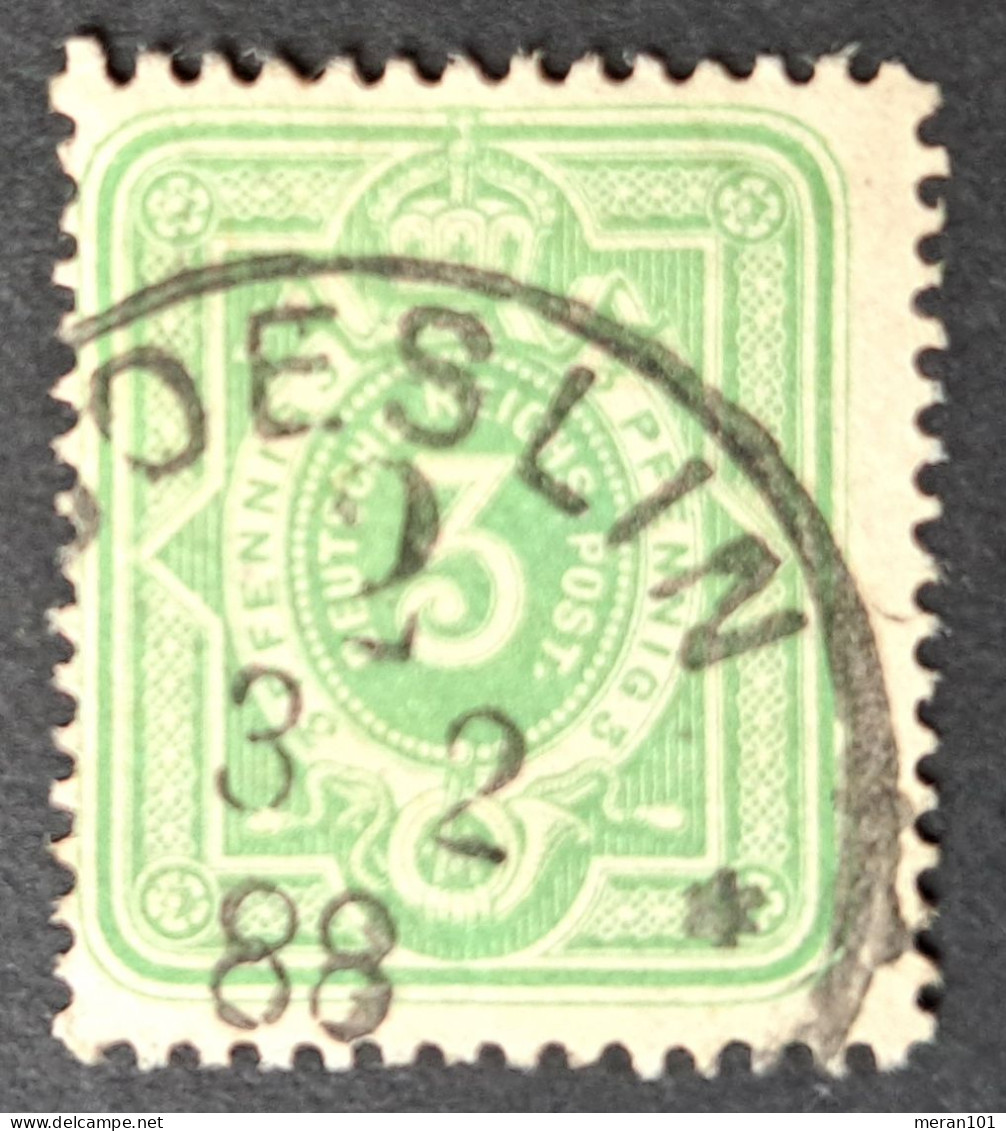 Deutsches Reich 1880, Mi 39ba, Gestempelt Geprüft - Used Stamps