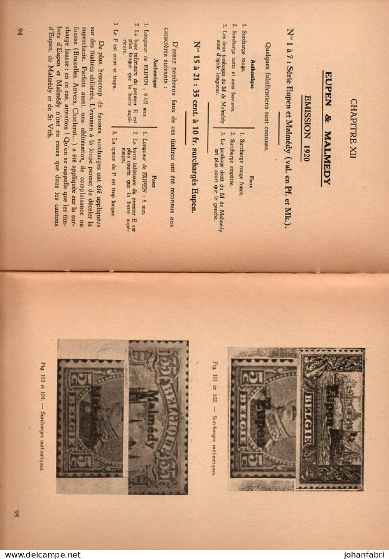 "Les Timbres Belges Faux & Truqués" 1849 -1920