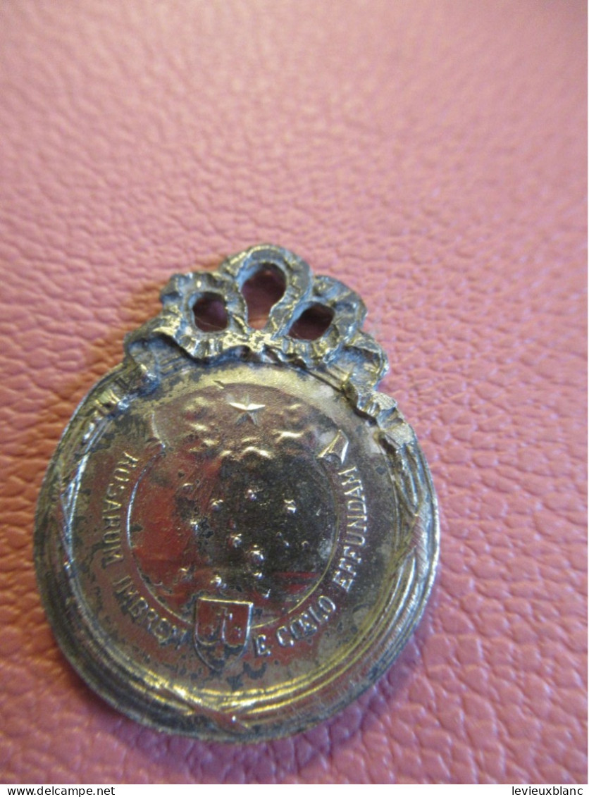 Médaille Religieuse Ancienne/ Sainte Thérèse/ Rosarum Imbrem E Coelo Effundiam /Début XXème    MDR38 - Religione & Esoterismo