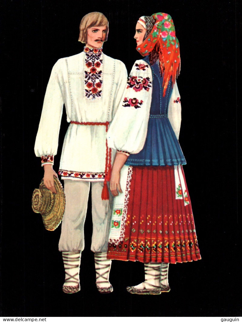 CP - Costumes UKRAINIENS - CARNET Complet 20 Vues (Notes explicatives & Historiques au dos - format 13,5x18)