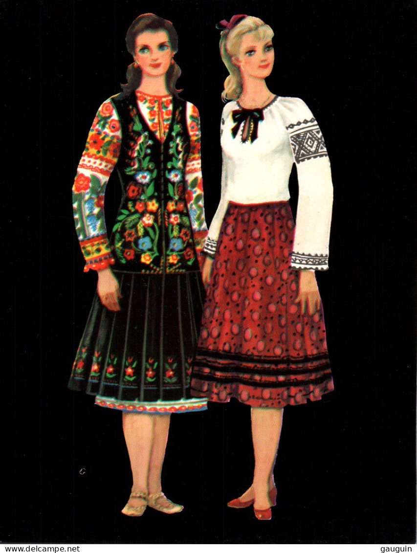 CP - Costumes UKRAINIENS - CARNET Complet 20 Vues (Notes explicatives & Historiques au dos - format 13,5x18)