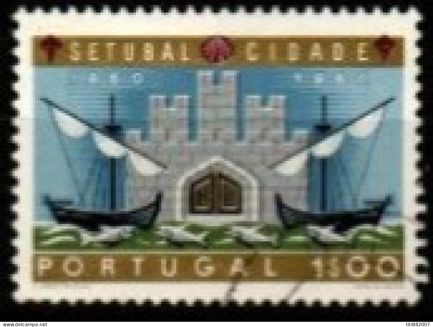 PORTUGAL  -   1961.  Y&T N° 886 Oblitéré.  Setubal - Gebruikt
