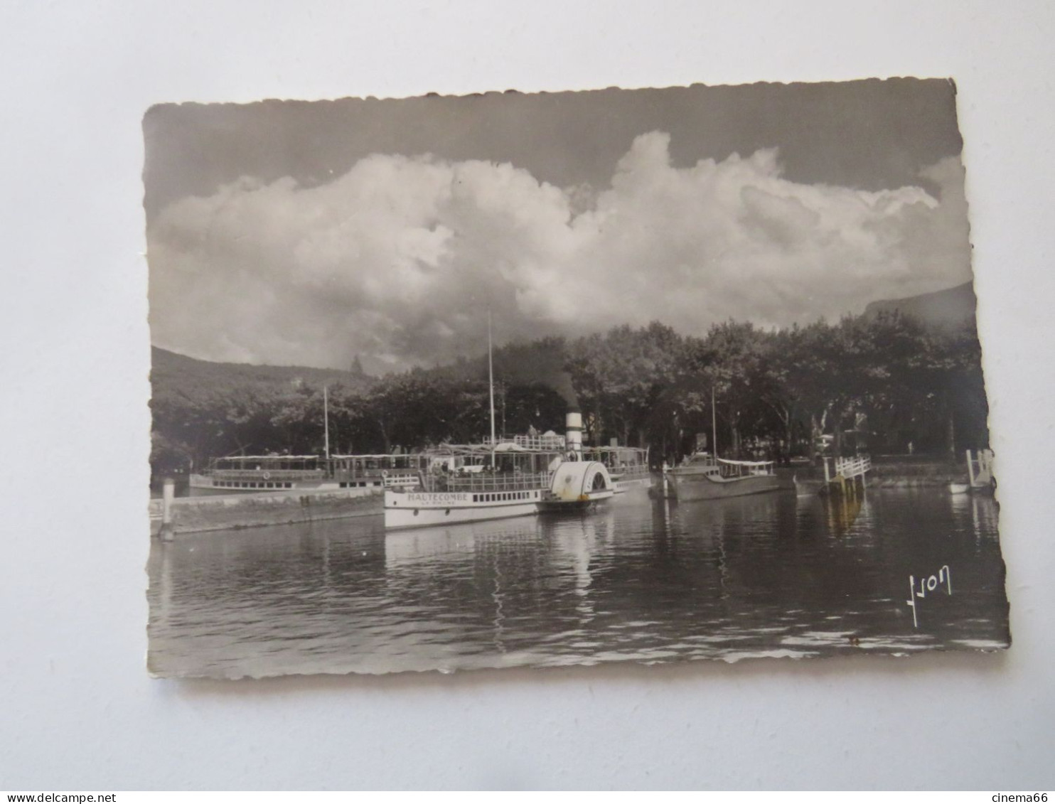 AIX LES BAINS (Savoie) - Le Lac, Les Quais Au Grand Port - Aix Les Bains