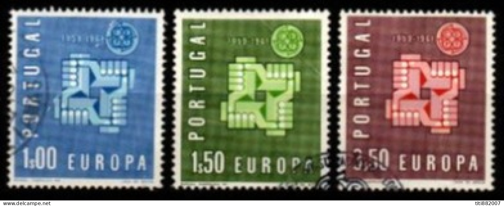 PORTUGAL  -   1961.  Y&T N° 888 à 890 Oblitérés.  EUROPA - Used Stamps