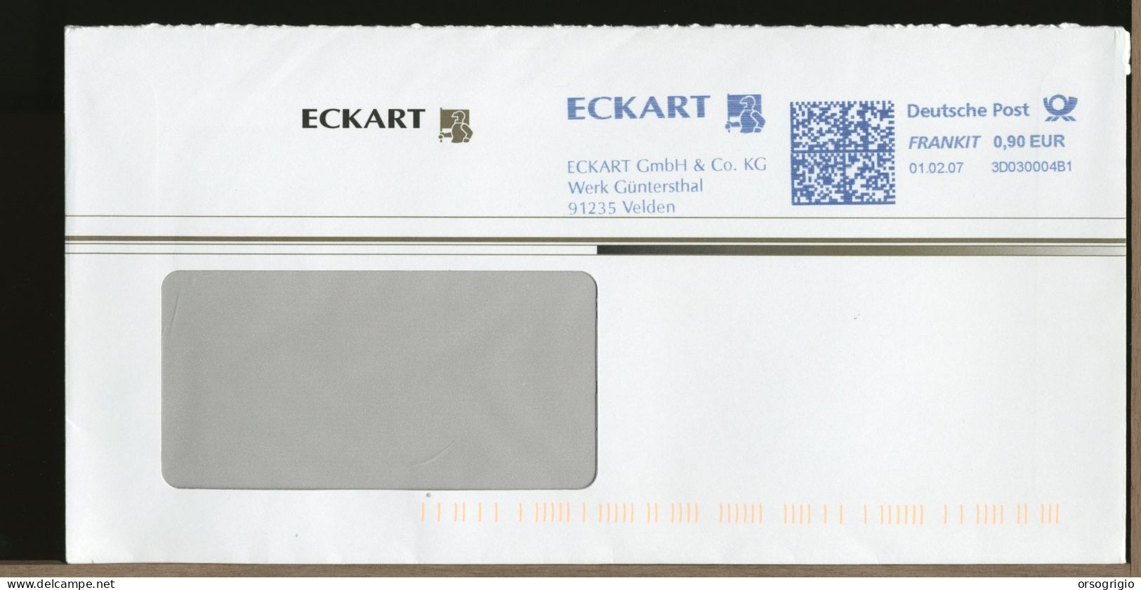 GERMANY -  VELDEN   ECKART - Machines à Affranchir (EMA)