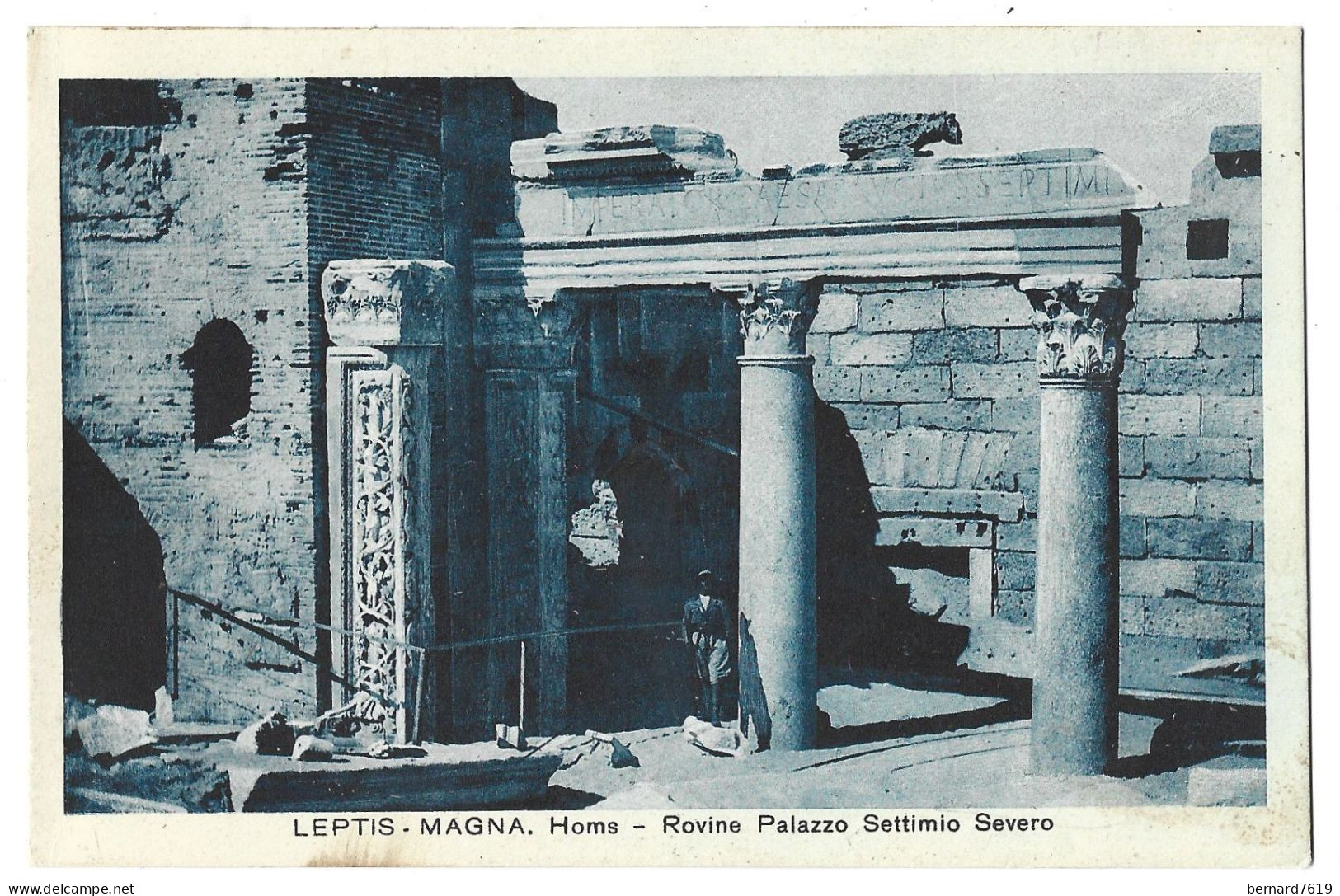 Libye  - Leptis Magna - Homs - Rovine Palazzo Settimio Severo - Libya