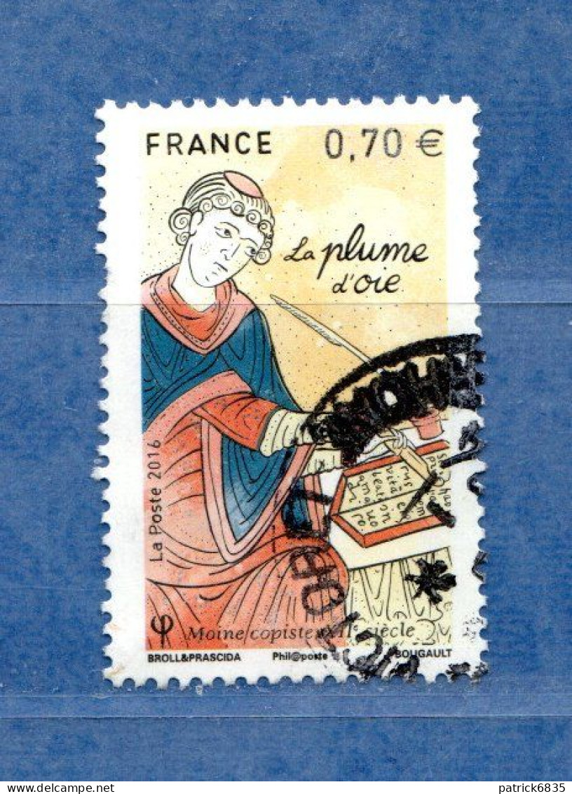 France °-  2016  -  La PLUME D'OIE.  Yvert.  5100.  Oblitéré. - Gebruikt