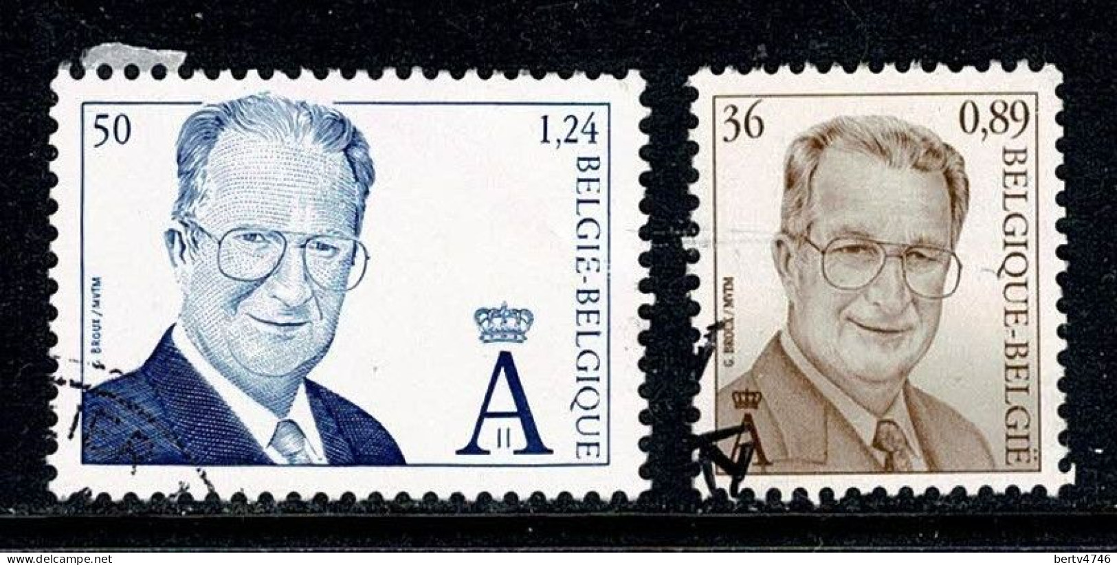 Belg. 2000 - 2964, 2965, Yv 2935, 2962 - Oblitérés