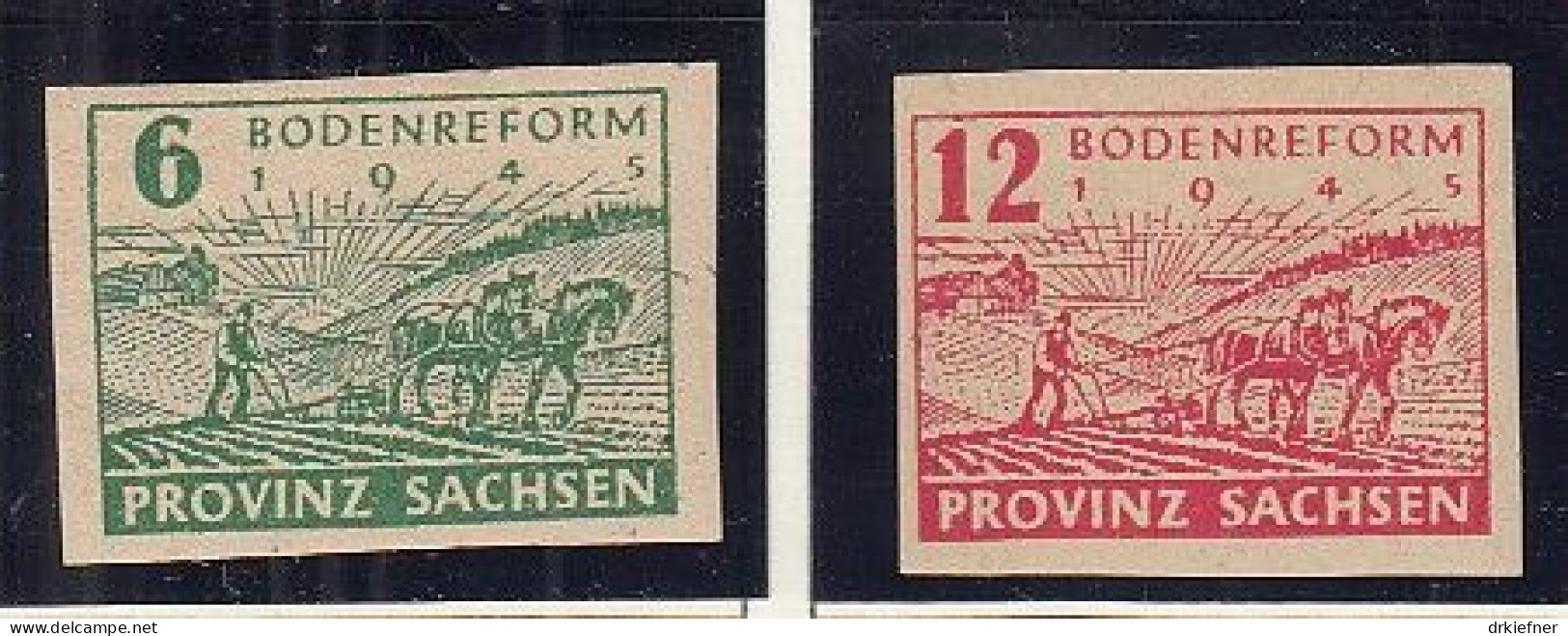 SBZ  85-86, Postfrisch **, Bodenreform, 1945 - Ungebraucht