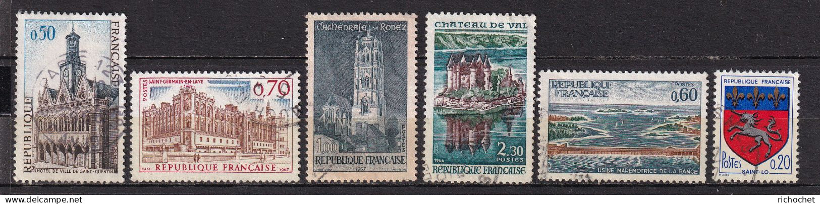 France 1499 + 1501 + 1504 + 1506 + 1507 + 1510  ° - Used Stamps